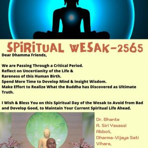 Spiritual Wesak 2565